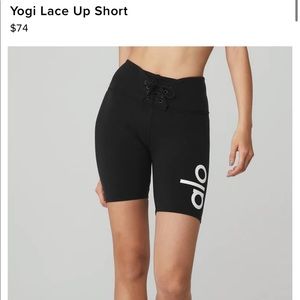 Alo Yogi Lace Up Short